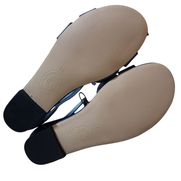 Brooks Brothers Red Fleece Sandals Size 8.5 - Picture 13 of 15